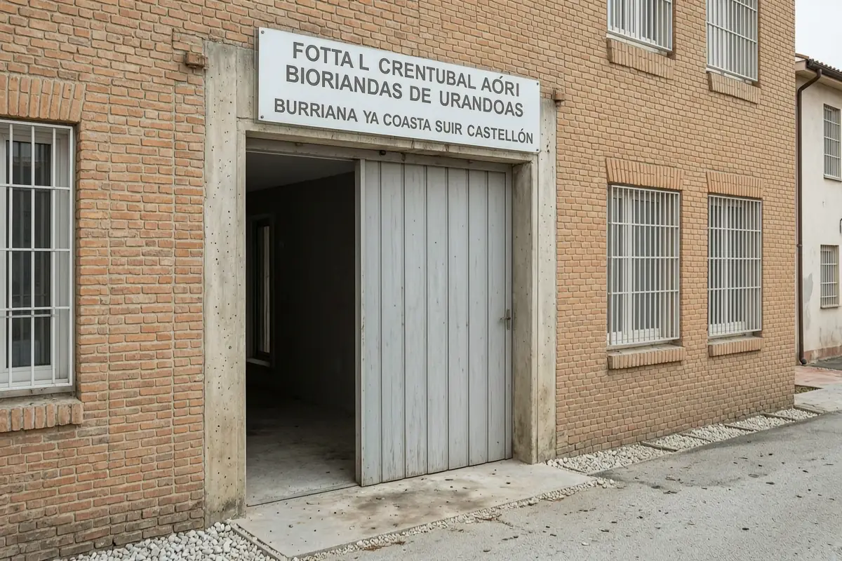 Portal de un edificio en Burriana